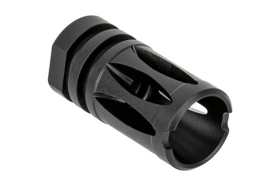 Forward Controls Design Stoner 63 compensator for 1/2x28 threading is highly effective at flash reduction and compensating.